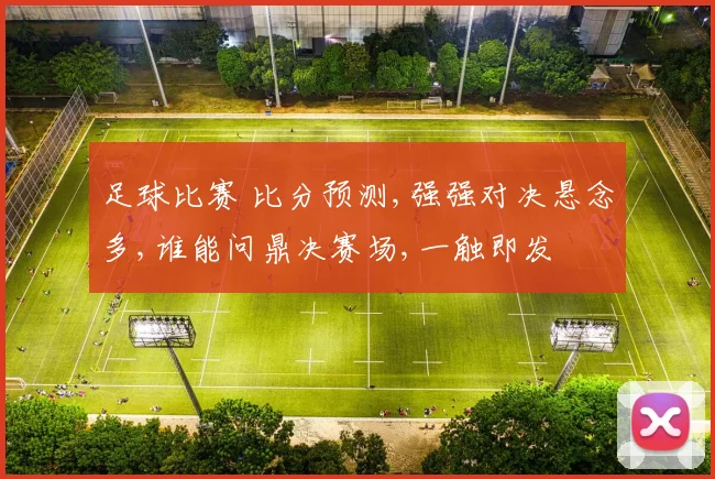 足球比赛 比分预测,强强对决悬念多,谁能问鼎决赛场,一触即发