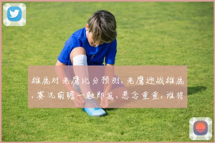 雄鹿对老鹰比分预测,老鹰迎战雄鹿,赛况前瞻一触即发,悬念重重,谁将问鼎